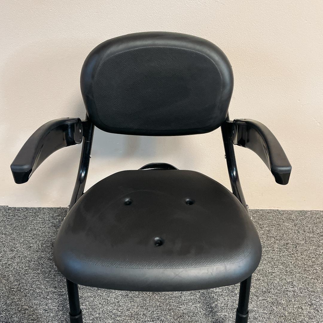 美品　幸和製作所 シャワーチェア ユニプラス　BSU12 ブラック