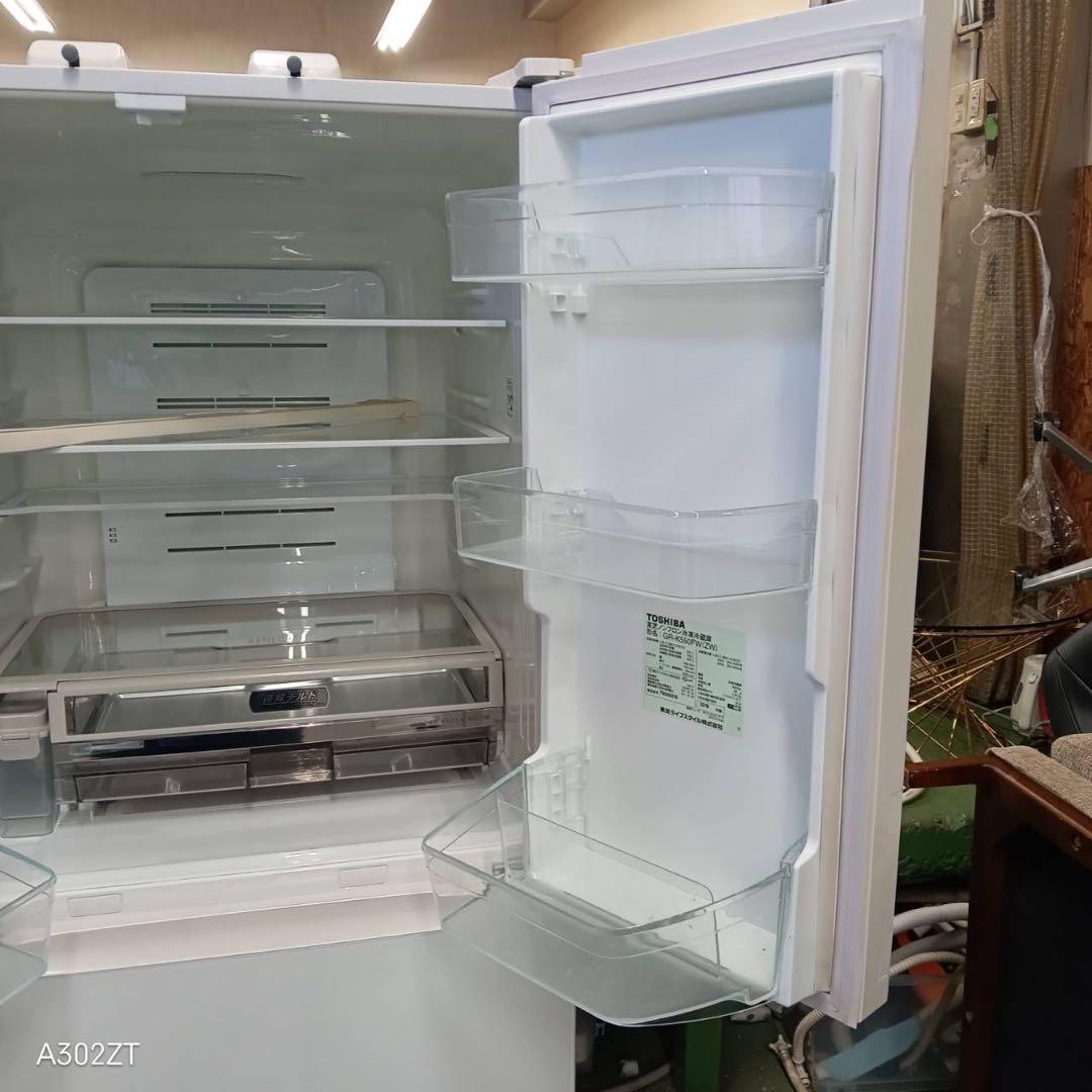 465 家庭向け　冷蔵庫　大型　6ドア　観音開き　自動製氷機付　清掃済　大人気