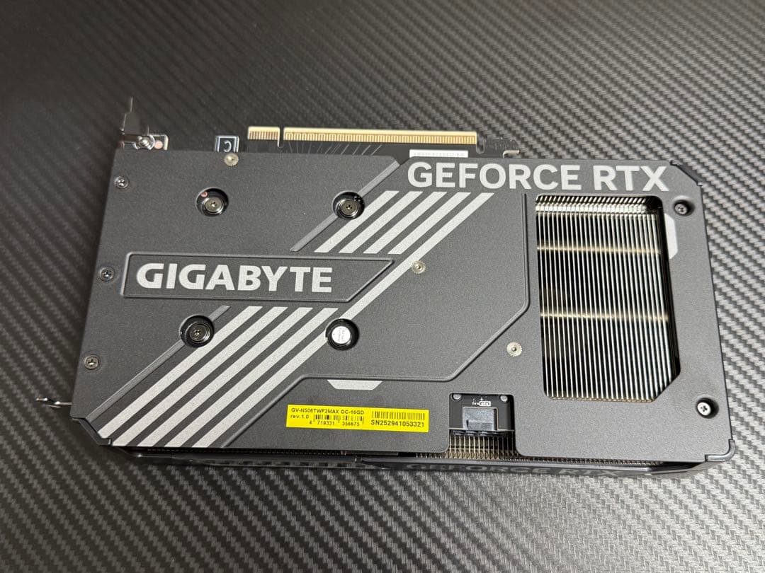 グラフィックボード・グラボ・ビデオカード GIGABYTE RTX5060 Ti WINDFORCE MAX OC 16G