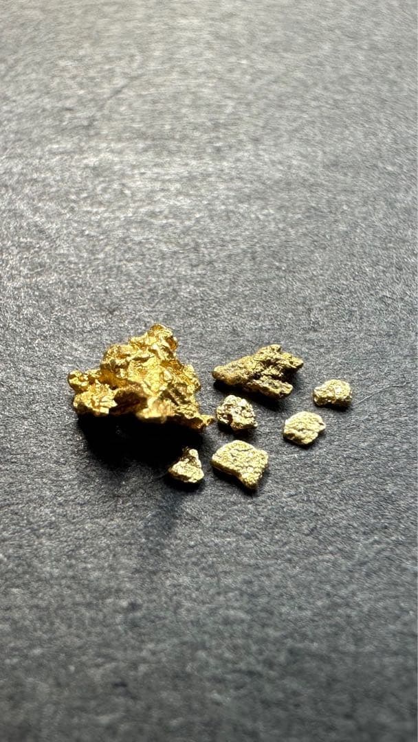 砂金　大小様々