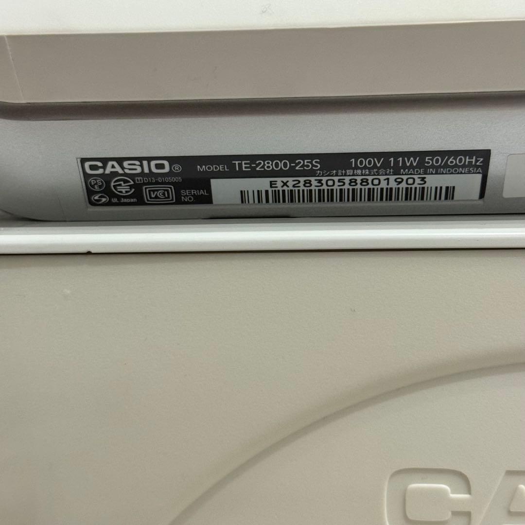 CASIO TE-2800-25S 電子レジスター カシオ レジスター