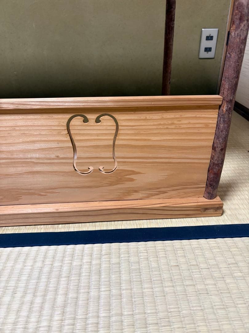 ★中古品★茶道具　組立式　寒雲棚