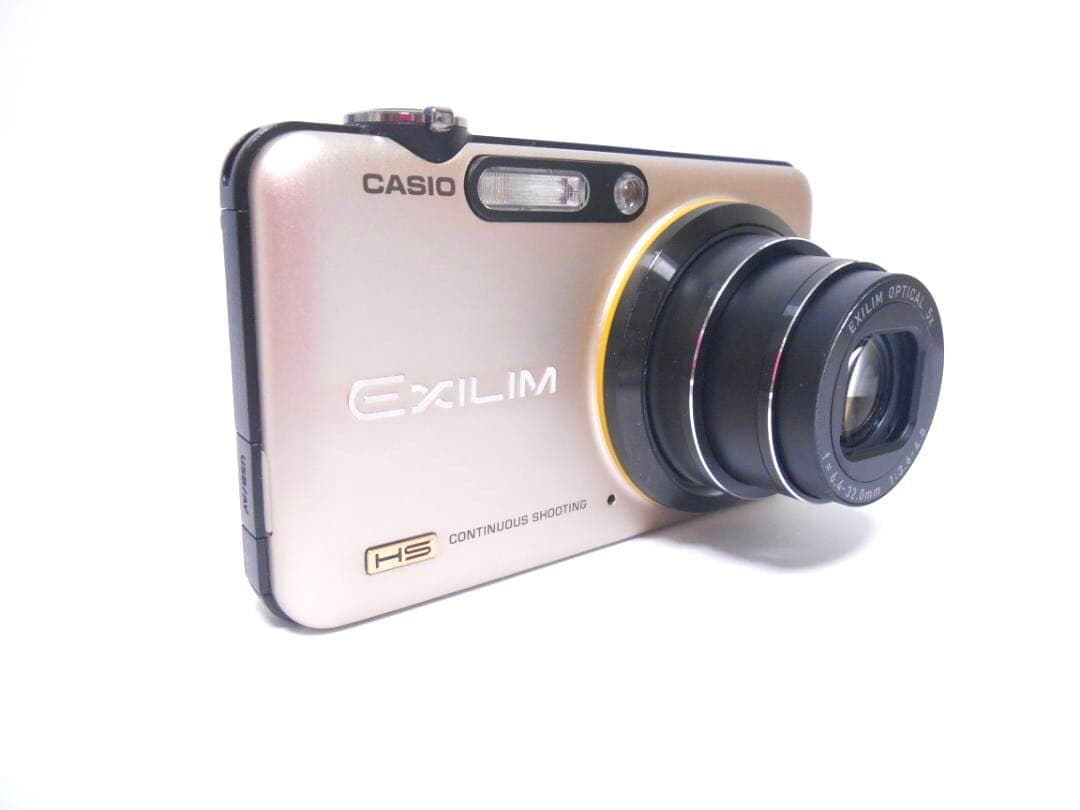 【ほぼ新品・返品保証】CASIO EXILIM EX-FC150 ゴールド