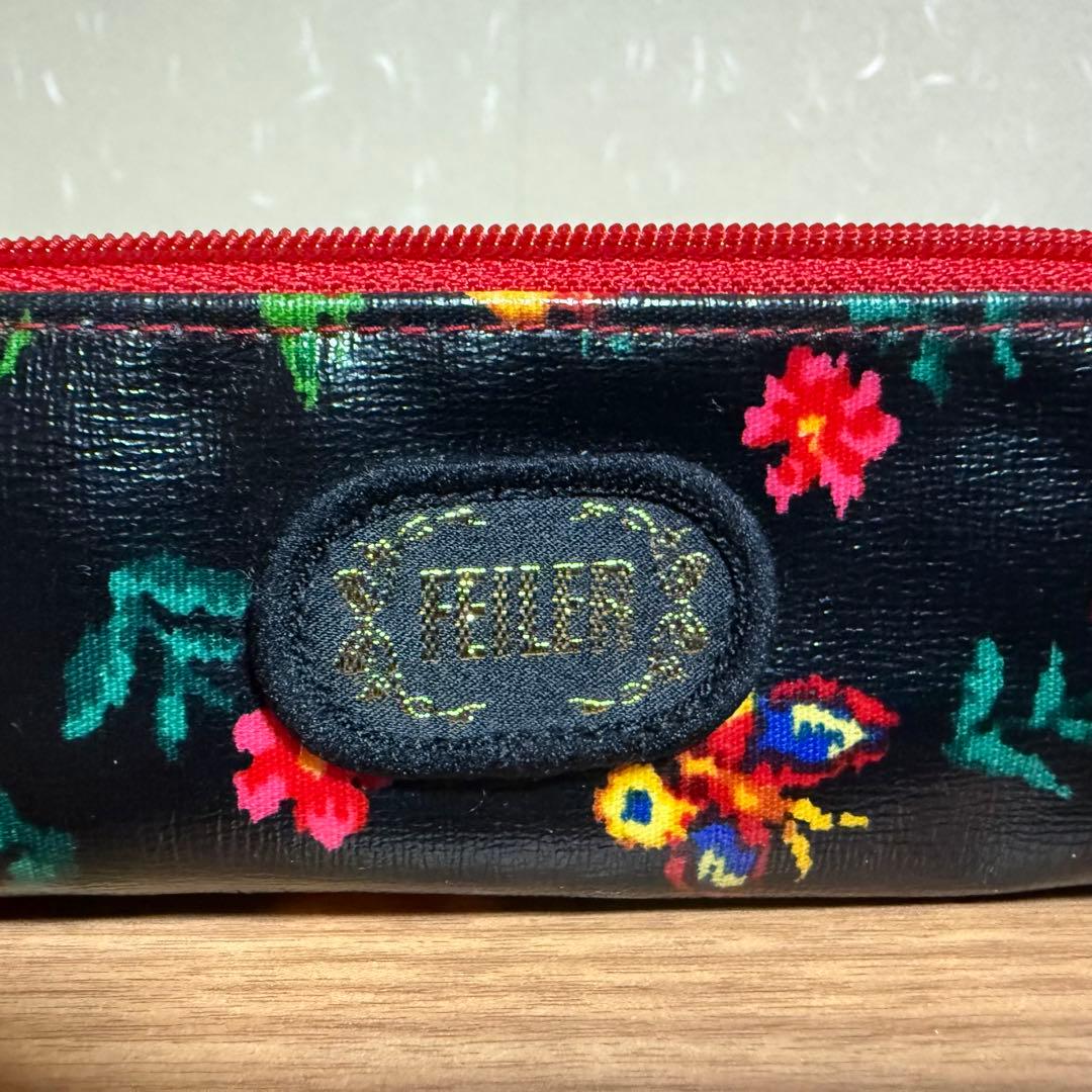 【新品未使用】FEILER ハイジ ペンケース 花鳥虫デザイン フェイラー 筆箱