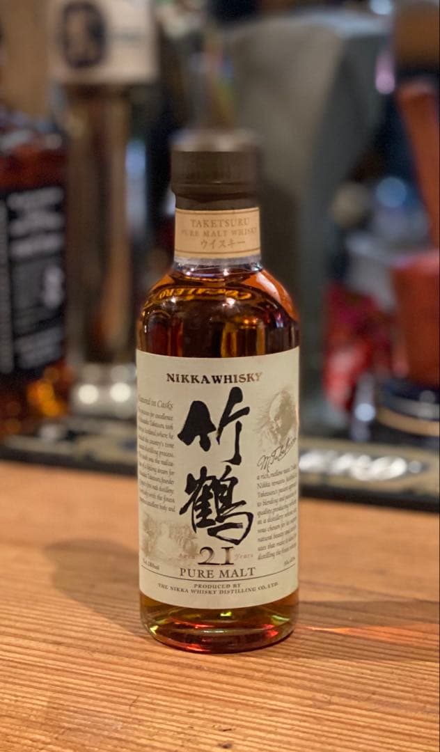 竹鶴21年　ベビーボトル　希少旧ラベル
