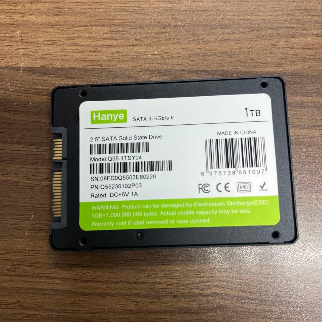 Hanye Q55 1TB SATA SSD 2.5インチ