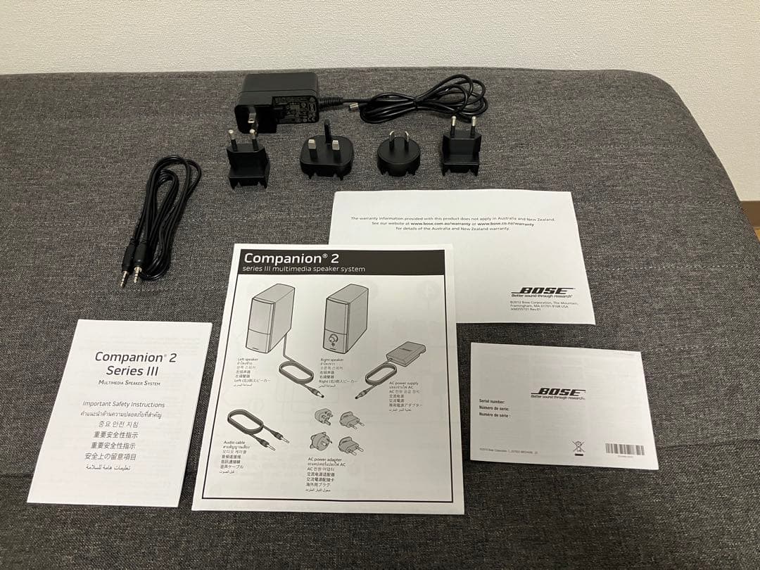 Bose companion 2 series iii PCスピーカー