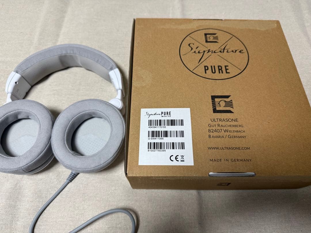 ヘッドホン ULTRASONE Signature PURE WHITE