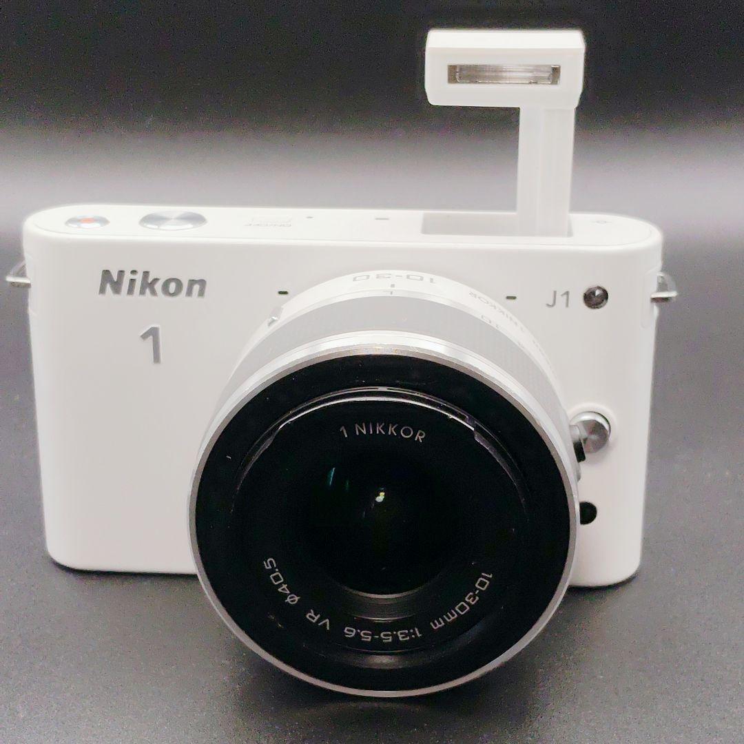 NIKON 1 J1 10-30mmVR レンズキット ホワイト スマホに転送