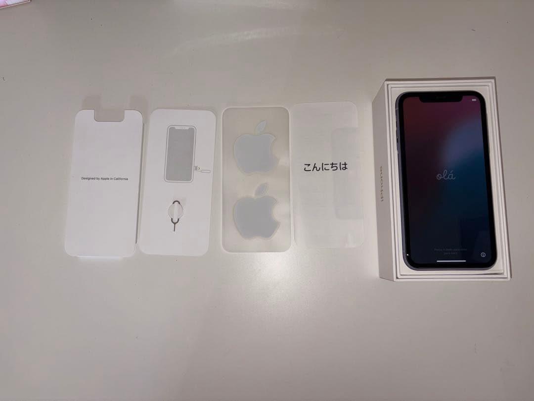 iPhone11 purple 128G SIMフリー　初期化済み
