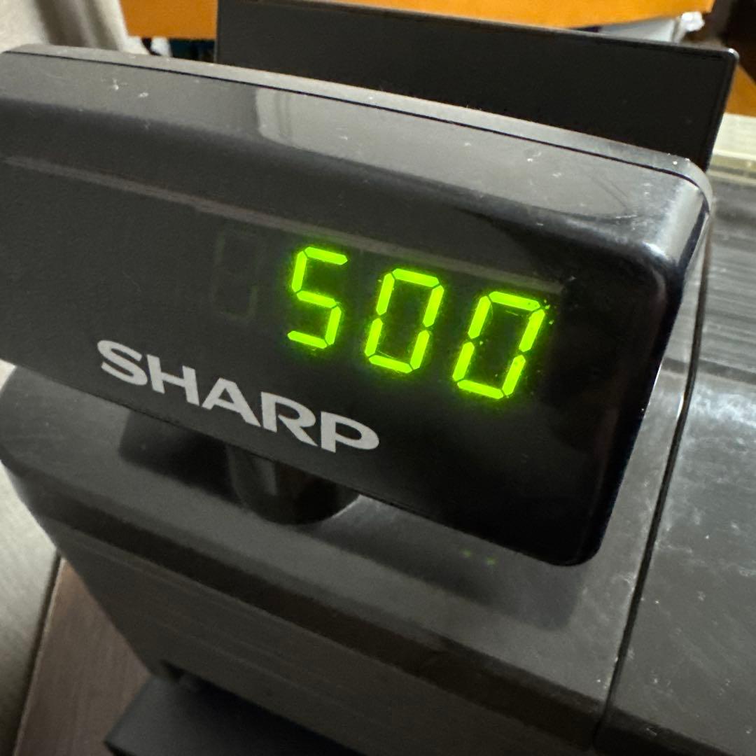 SHARP XE-A207B レジスター ブラック