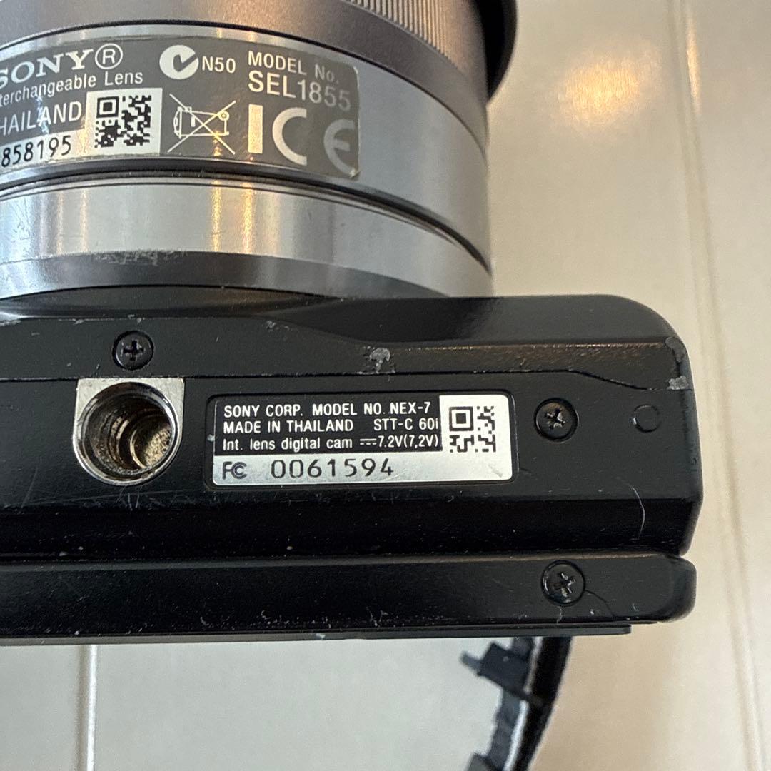 SONY ミラーレス一眼 NEX-7 SEL1855 レンズ付き