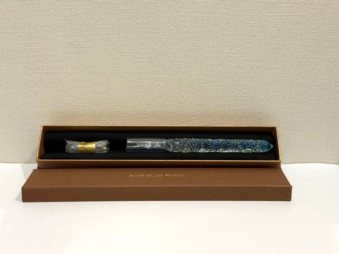 【HASE硝子工房】 ガラスペン 波紋