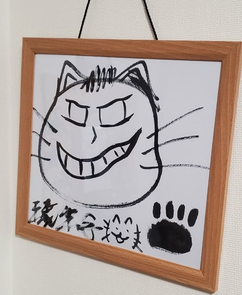 まん丸猫のイラスト