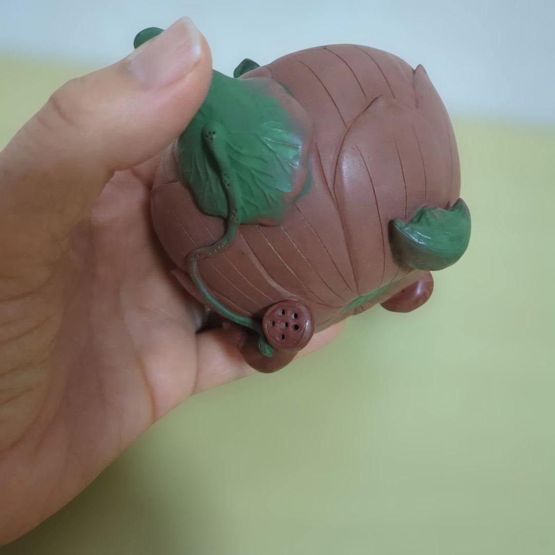 急須　工芸品　茶道具　蛙　セミ
