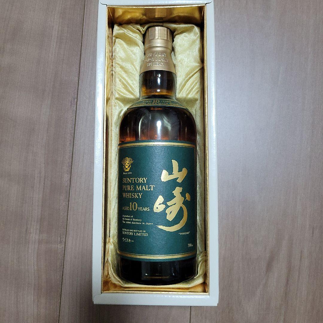サントリー 山崎10年 ピュアモルトウイスキー 40度 グリーンラベル 700…