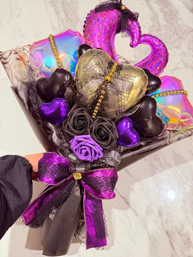 バルーンブーケ お菓子ブーケ 誕生日 発表会 結婚式 花束 ギフト 卒業式 85