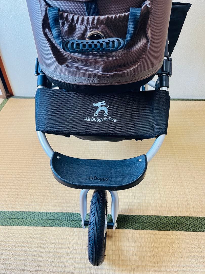 [新着✨送料込み!!] AirBuggy 犬用カート ブラウン 空気入れ付き