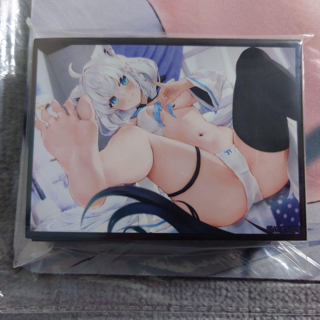 α1 ホロライブ きーつね&着替え 白上フブキ スリーブ&プレイマット