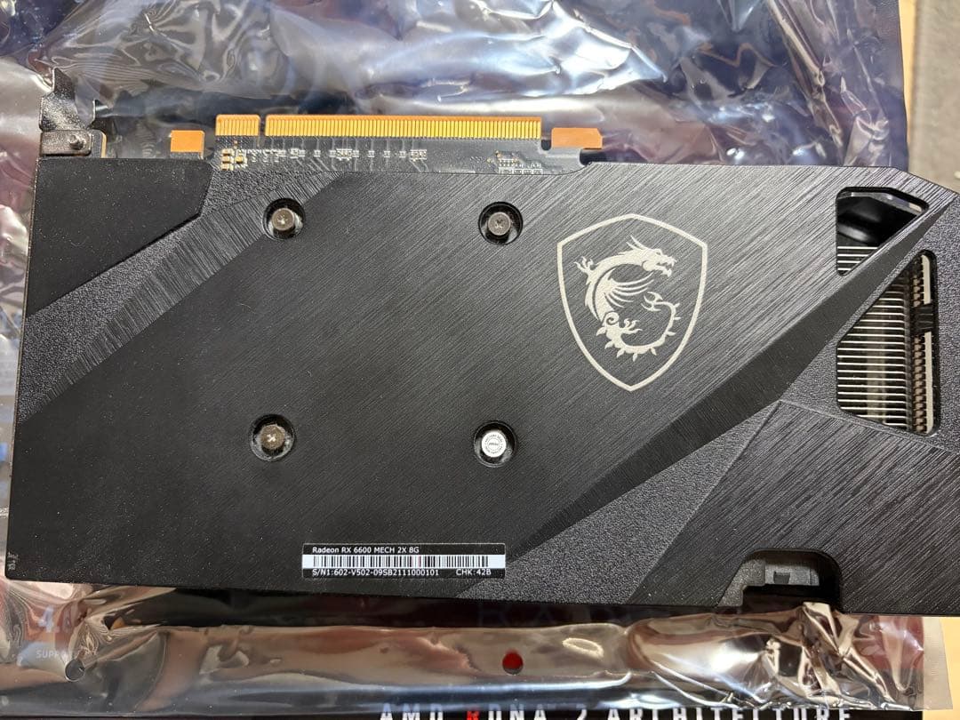MSI Radeon RX 6600 MECH 2X ジャンク
