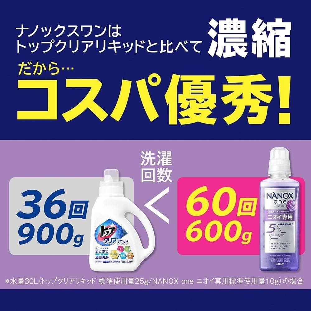 ナノックスワンウルトラジャンボ詰替1530g×6個ケース販売液体洗濯洗剤大容量