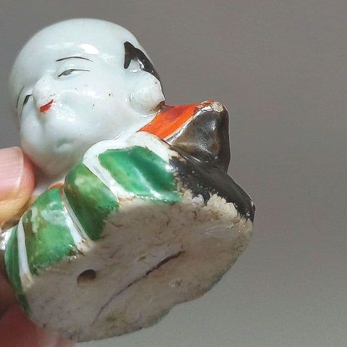 福助人形　磁器人形　レトロ人形　骨董　瀬戸焼　九谷焼　伊万里焼