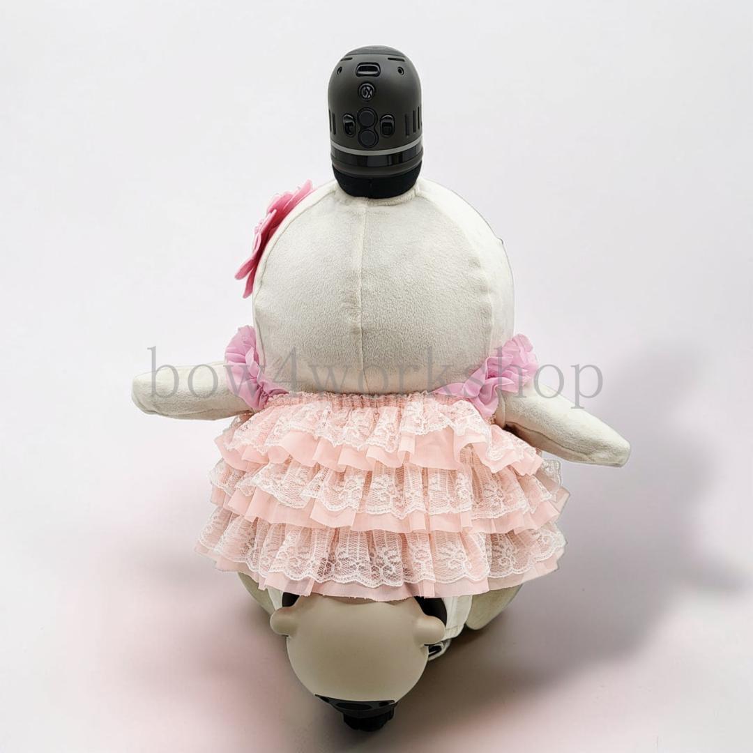 ラボット服／ハンドメイド 　3段ティアードチュニック ＆ お花コサージュセット
