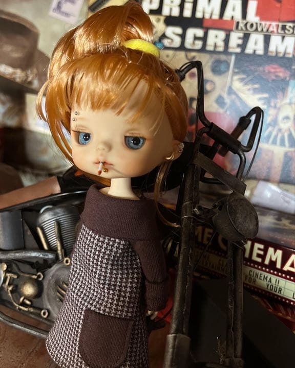 カスタムモンストドール、ブライスのお友達にも♪