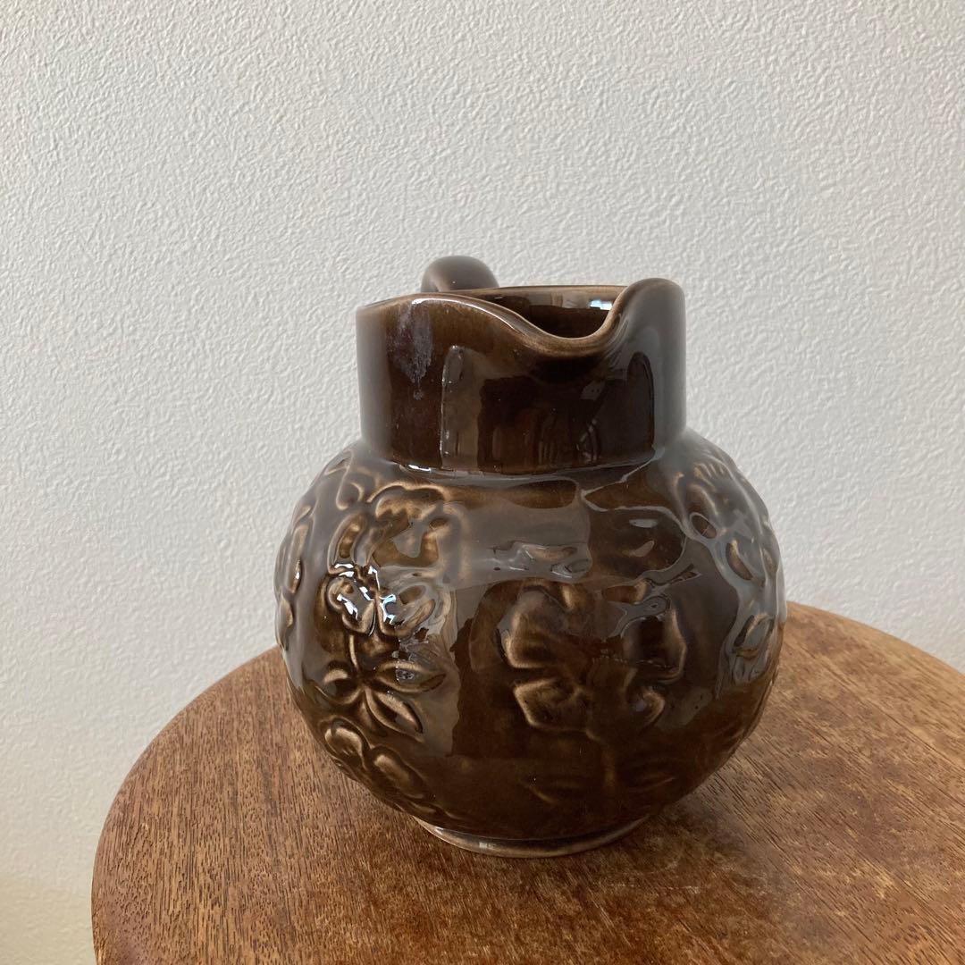 北欧ヴィンテージ　 GULDKROKEN陶器のフラワーベース/花器/花瓶/水差し