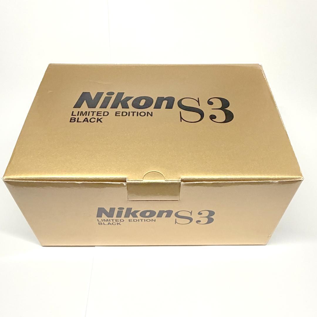 【未使用品】Nikon S3 LIMITED EDITION BLACK