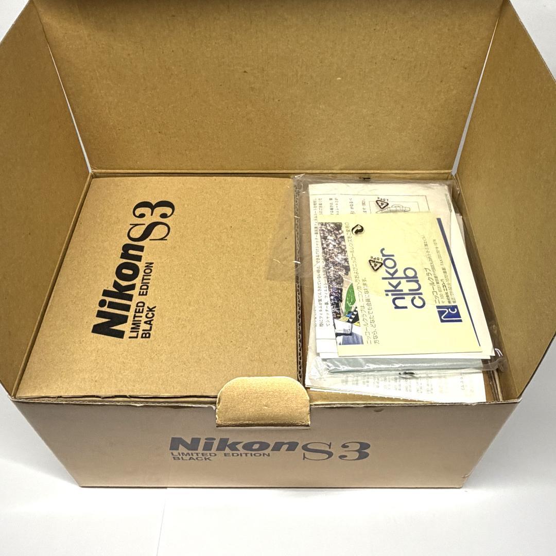 【未使用品】Nikon S3 LIMITED EDITION BLACK