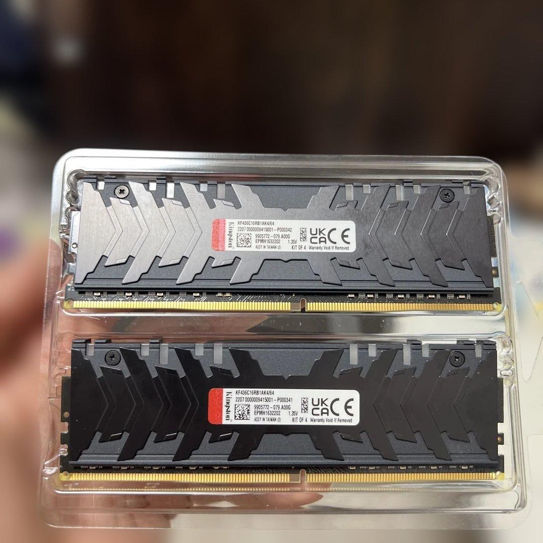 Kingston FURY Renegade DDR4メモリー16gb2枚セット