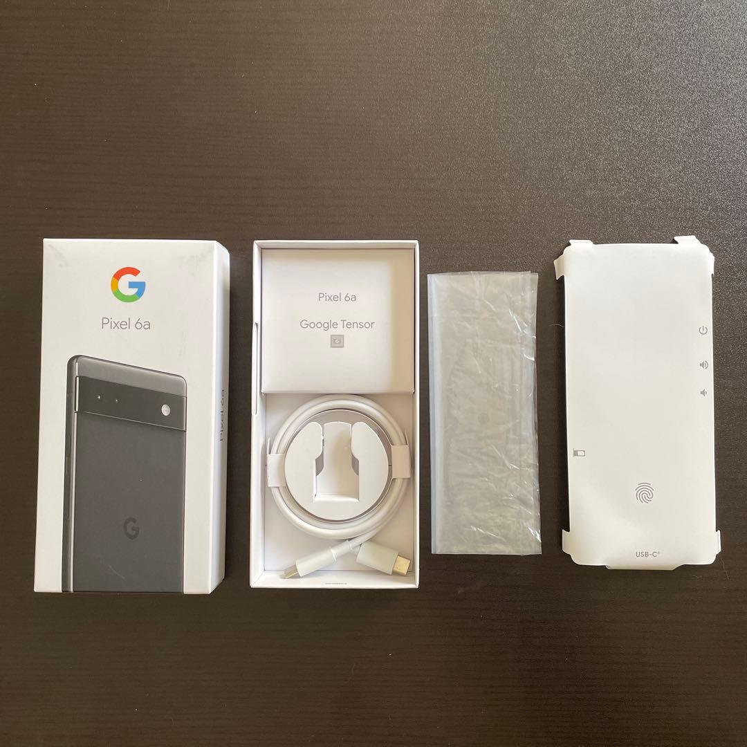 Google Pixel 6a 本体 オブシディアン＋Spigen製ケース
