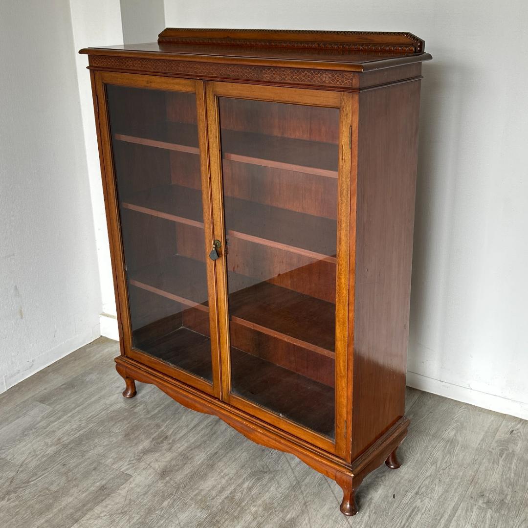 イギリス アンティーク家具 ブックケース キャビネット 1930年頃 976A