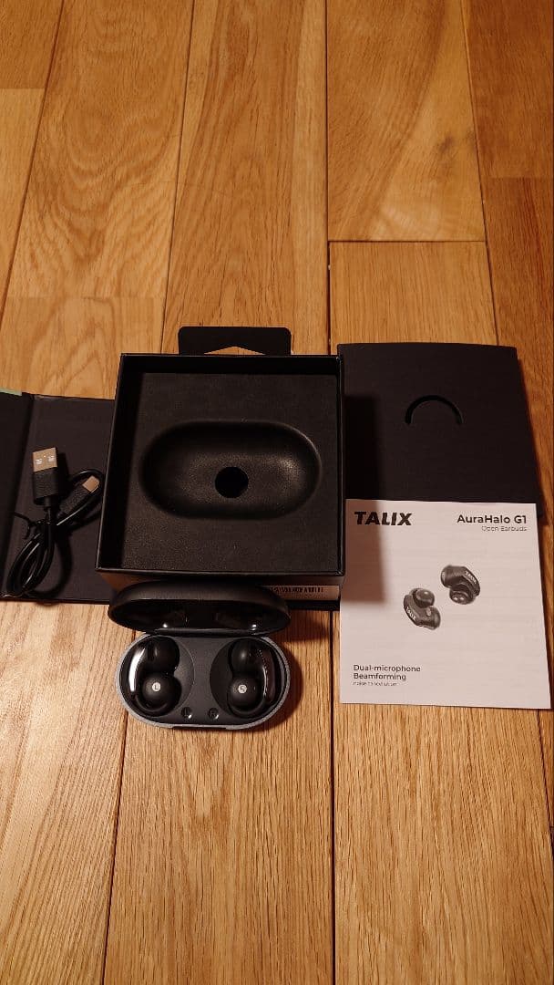 【美品】TALIX AuraHalo G1 ワイヤレスイヤホン