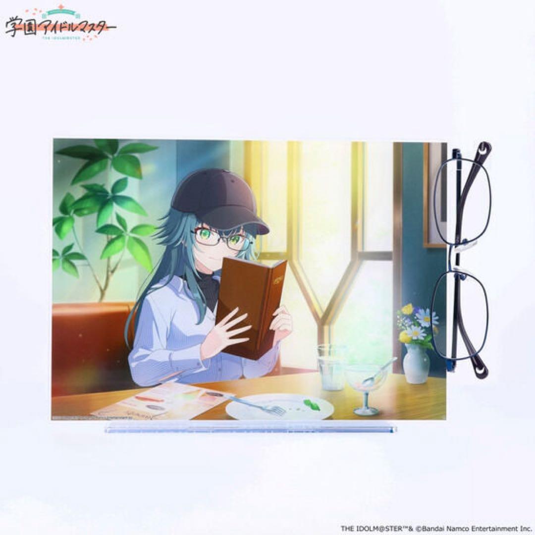 【新品】学園アイドルマスター眼鏡コレクション 月村手毬 アクリル眼鏡スタンド付