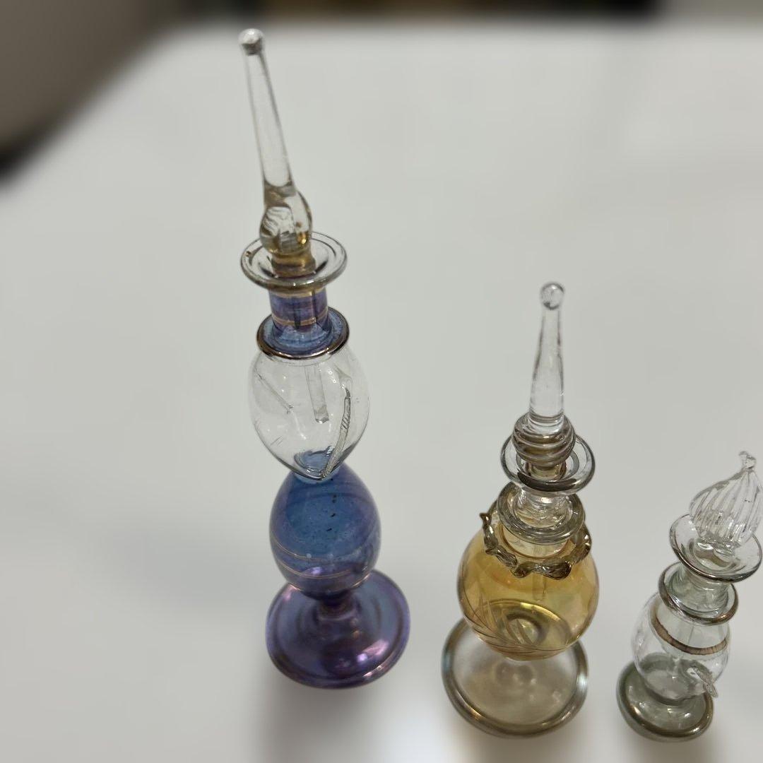 ガラス製香水ボトルセット　4個セット