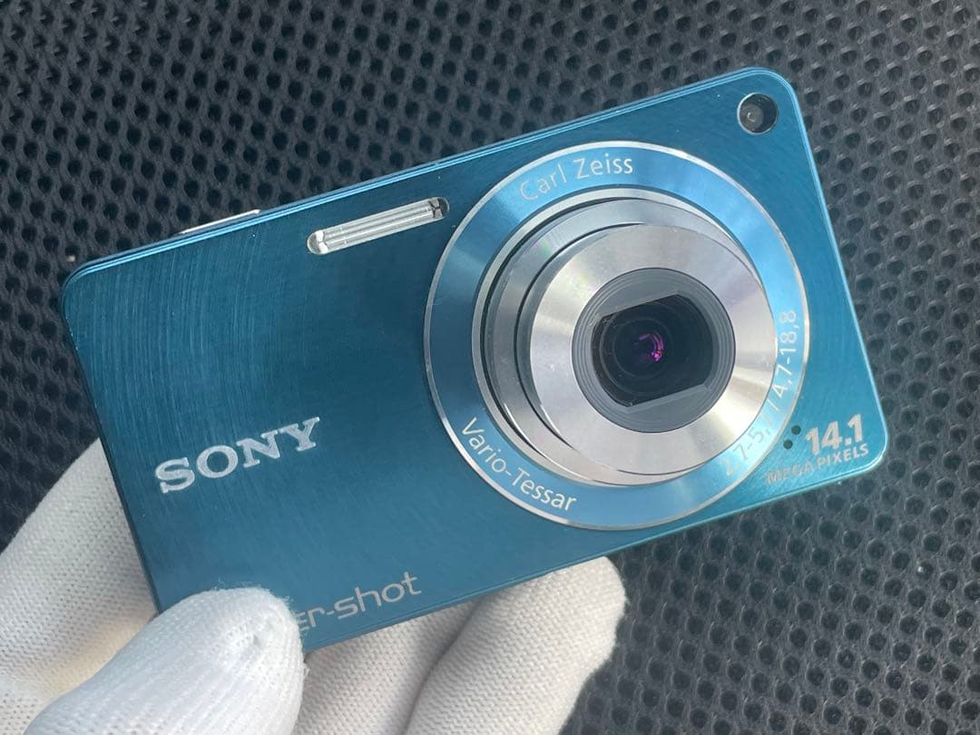 SONY Cyber-shot DSC-W350 デジタルカメラ ブルー 中古品