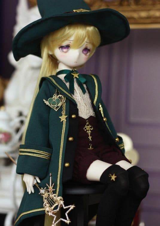 YH37　BJD　1/3　ドール 衣装 星法師 8点セット ハンドメイド
