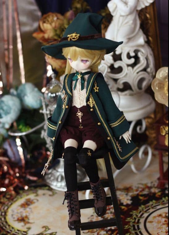 YH37　BJD　1/3　ドール 衣装 星法師 8点セット ハンドメイド
