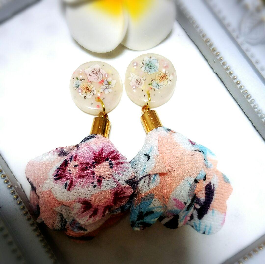 かるはさん専用♡Spring Flower ピアス イヤリング