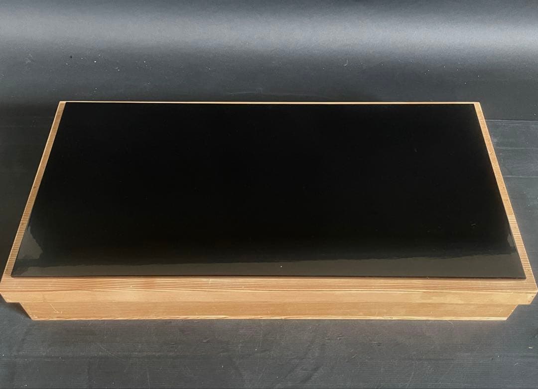 【美品】「母」 輪島塗 真台子 塗師 将生 共箱 茶道具 （310F④）