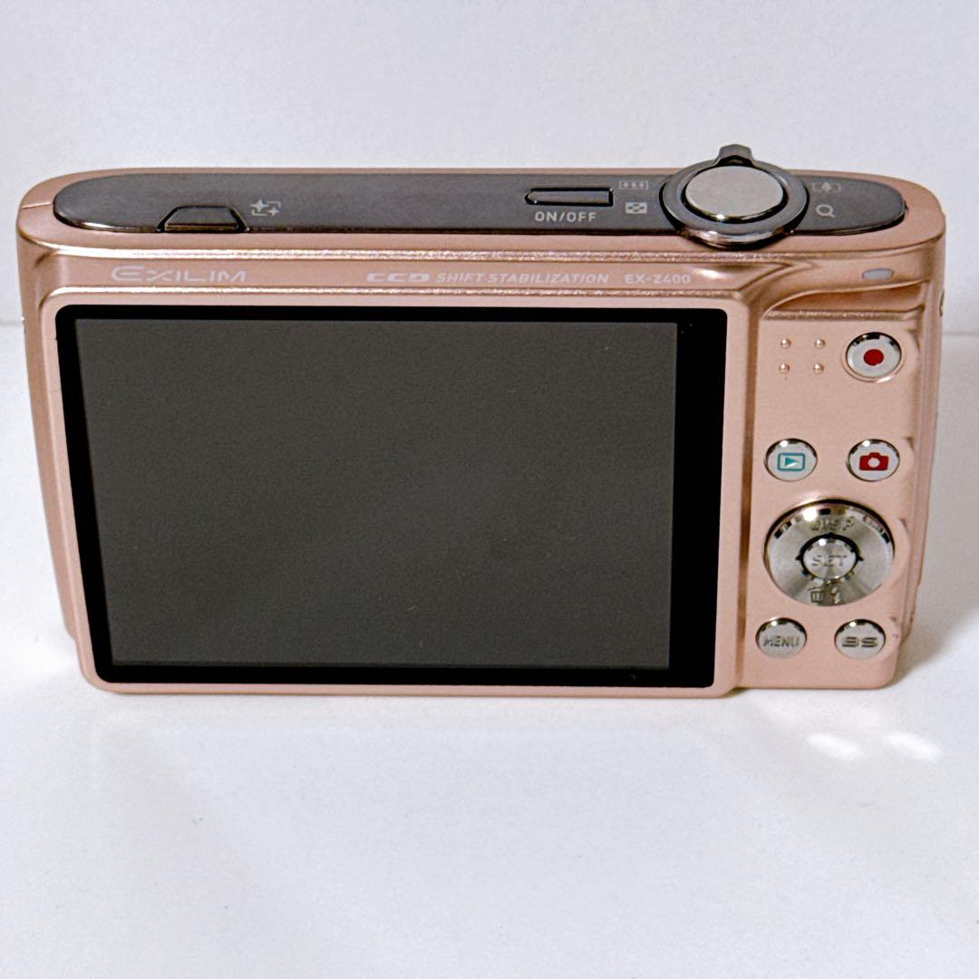 CASIO コンパクトデジタルカメラ EXILIM EX-Z400 ピンク