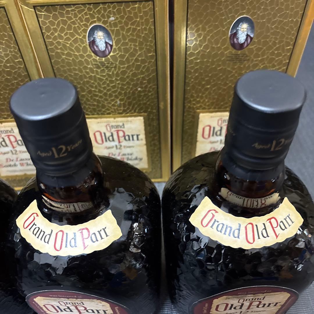 未開封 3本セット グランド オールドパー 12年 1000ml ウイスキー