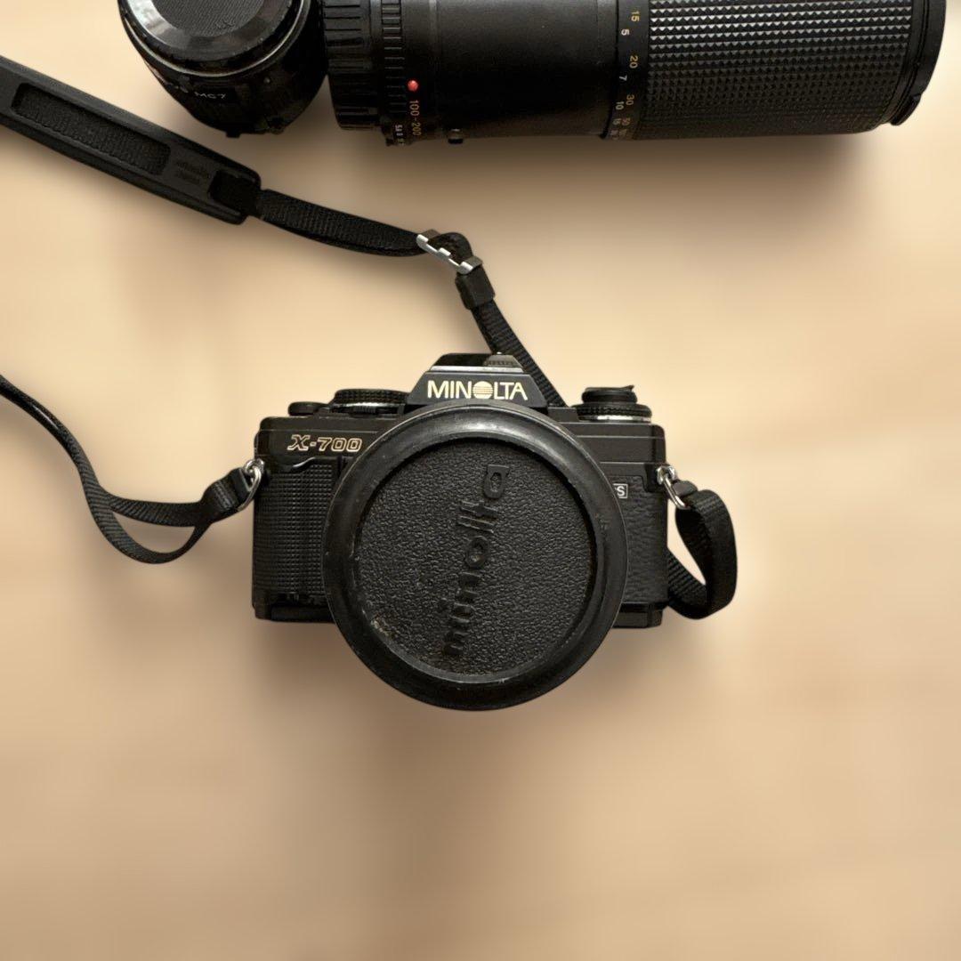 MINOLTA X-700 一眼レフカメラ レンズ付きジャンク