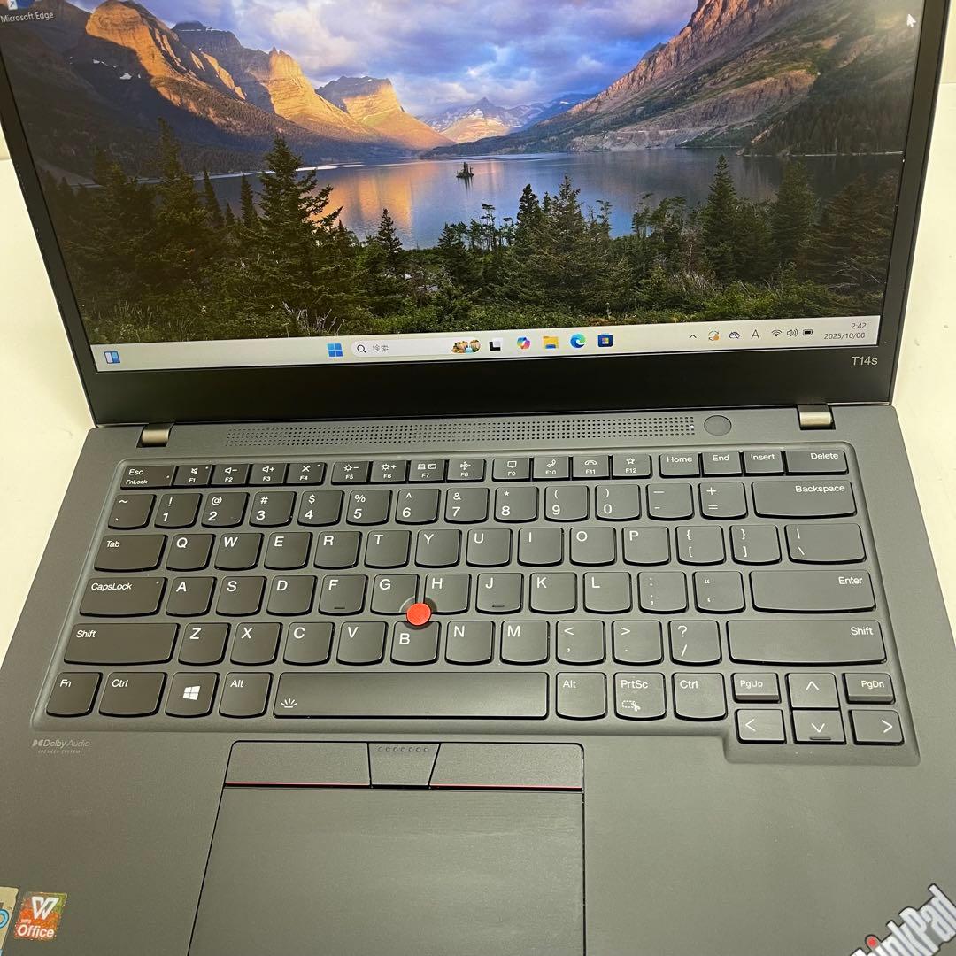 Windowsノート本体 #306 ThinkPad T14s i7-1185G7 16GB SSD1TB
