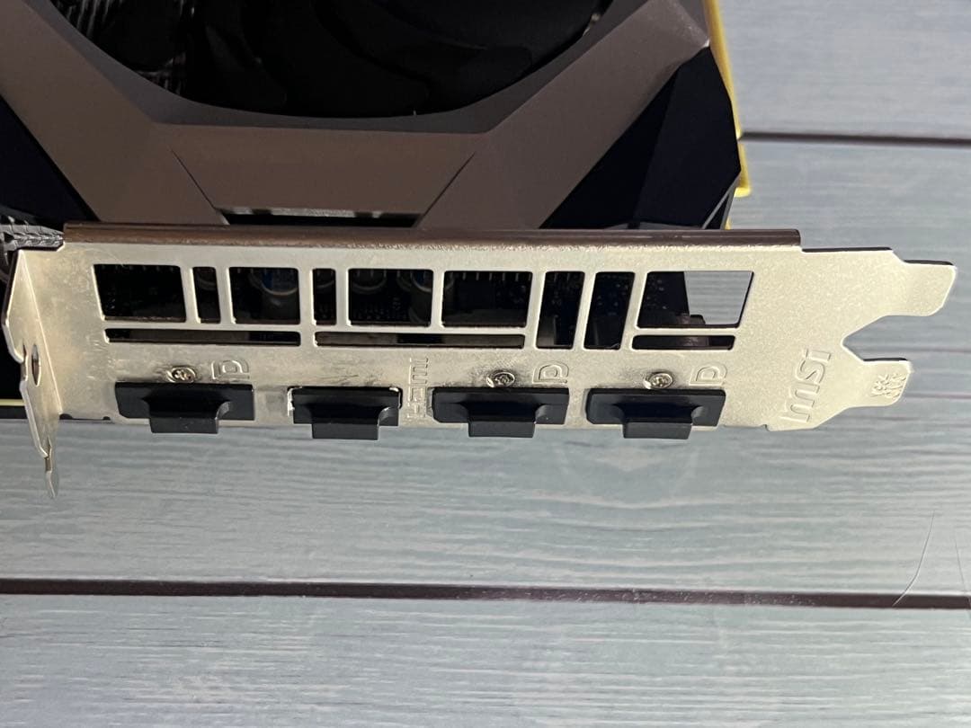 RTX2060 SUPER MSI製 モンハンワイルズベンチにて動作確認済 禁煙