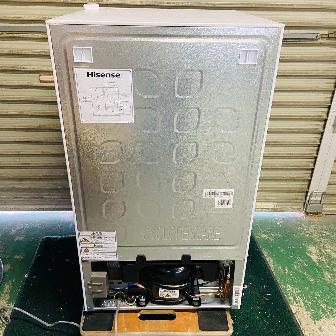3r3.Hisense 87L 冷凍冷蔵庫 HR-B91HW 2025年製