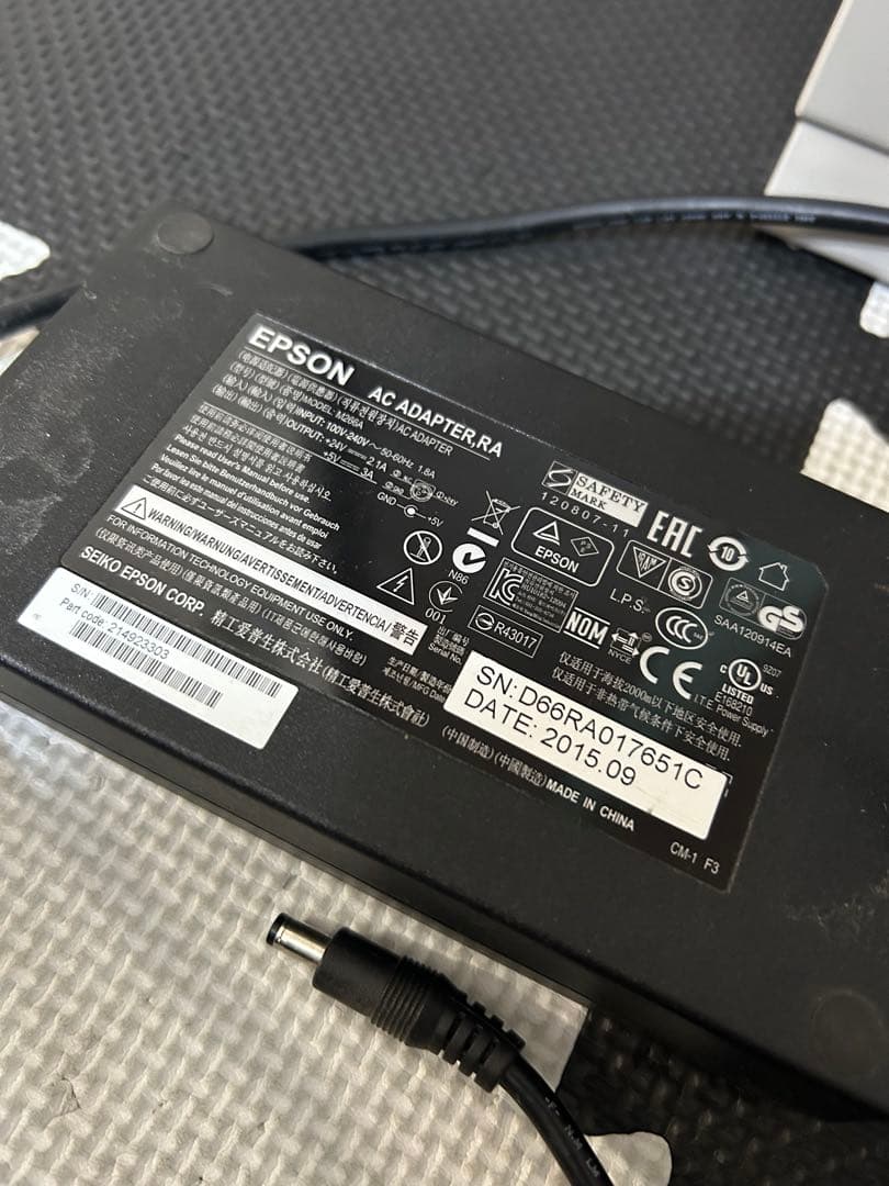 ②EPSON エプソン レシートプリンター TM-T88V -i アダプター付き