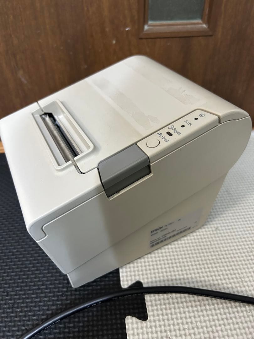 ②EPSON エプソン レシートプリンター TM-T88V -i アダプター付き